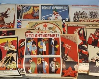 Art Retro Russian Propoganda Posters