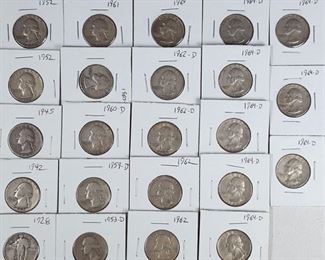 Coins Quarters Silver