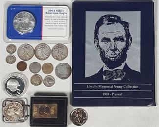Coins Silver Eagle Half Dollars Etc
