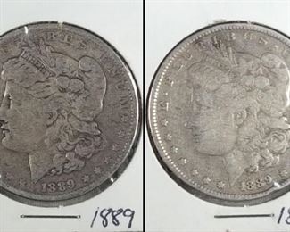 Coins Silver Morgan Dollars