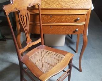 Furniture Birds Eye Maple Desk Chair