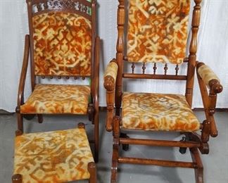 Furniture Carpet Rocker Chair