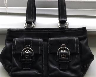 official Coach bag with number