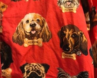 Milkbone pajamas detail