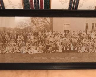 Commercial High School 1929 antique photo (center)