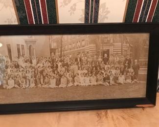 Commercial High School 1929 antique photo (right)