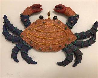 hanging "sparkle" crab