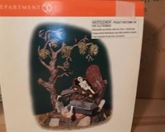 dept 56 halloween haunted graveyard