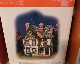 dept 56 halloween spooky farmhouse