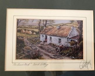 the homestead Irish cottage print