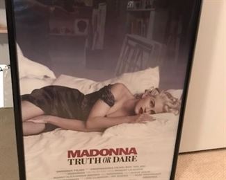 madonna truth or dare poster