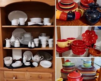 Savoir Vivres-Blanche Dishes - Fiesta Dishes & Pitcher - SengWare Soup Set & Dishes