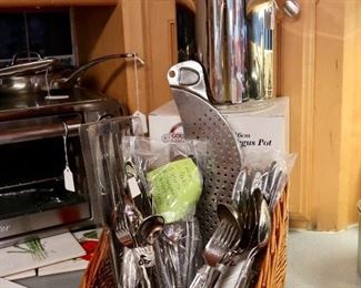 Misc Kitchen-Silverware Sets, Asparagus Pot