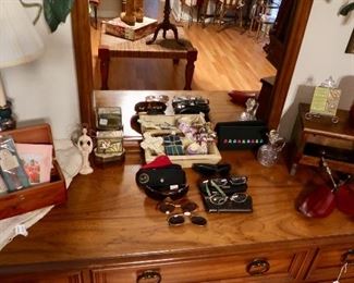 Ray Bans, Oakley, etc Sunglasses and misc