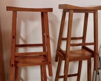Bar Stools - 2 Sets (slightly different heights)