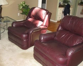 Barcaloungerr in leather, very good condition