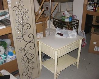 many decorative items in original boxes, IKEA shelfs, etc.
