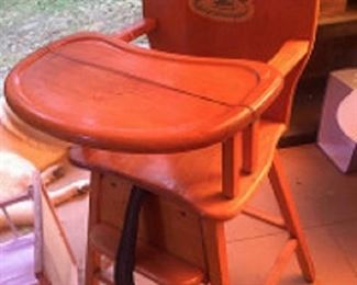 high chair 1960