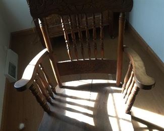 Great rocking chair early 1920's have a few other rockers as well