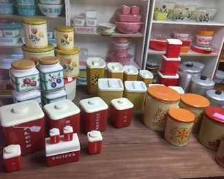Numerous canister collections