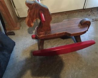 vintage rocking horse
