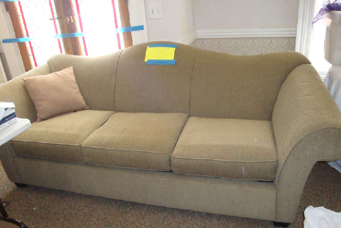 Camelback sleeper sofa