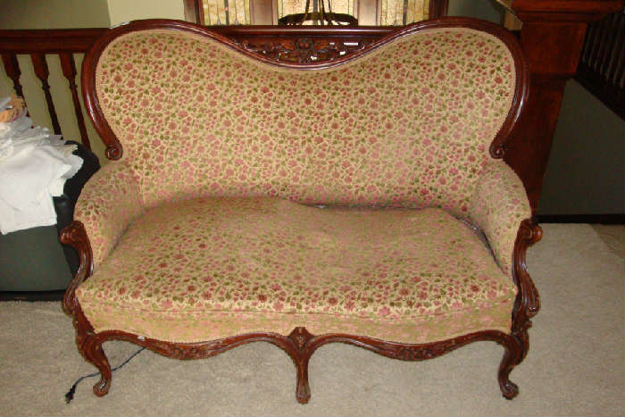 Antique love seat