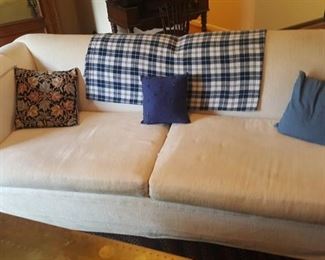 Down filled sofa