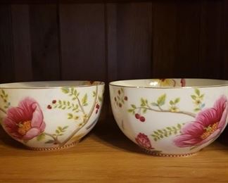 Beautiful hand painted, bowls