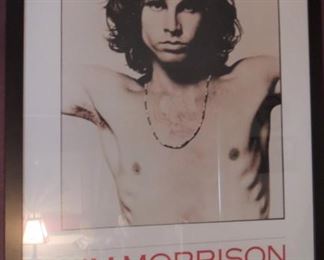 Framed Jim Morrison Poster