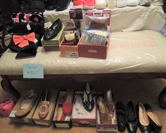 Women's shoes size 6.5-7 and 8.  Most new, never worn.  Expensive brands