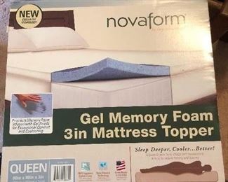 3 inch gel foam Tempurpedic mattress topper IT'S LIKE SLEEPING ON A FIELD OF DAFFODILS YOU NEED THIS!