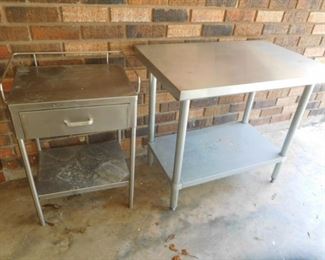 Stainless tables