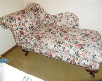 Nicely upholstered chaise