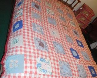 Hand made vintage quilt