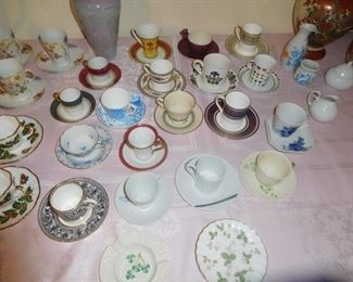 Nice selection of demitasse cups