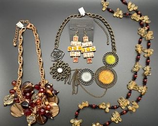 Beautiful statement costume jewelry, final clearance priced at 2/3 (66.67%) off.