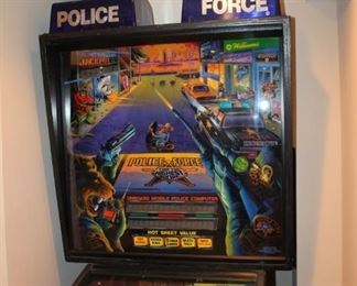 Vintage Police Force pinball game by Williams