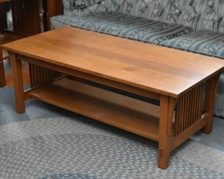 Mission Oak Cocktail / Coffee Table by Stickley