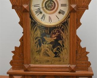 Antique Gingerbread Mantle Clock