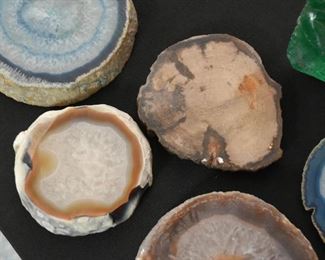 Agates, Geodes, Stone & Mineral Specimens, Etc.