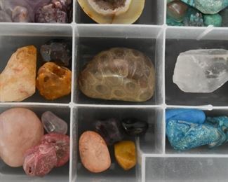 Agates, Geodes, Stone & Mineral Specimens, Etc.