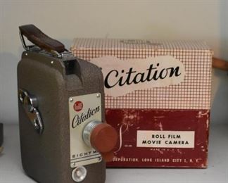 Citation 8 mm Film Camera