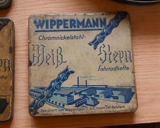 Vintage Wippermann Bicycle Chain (with original tin)