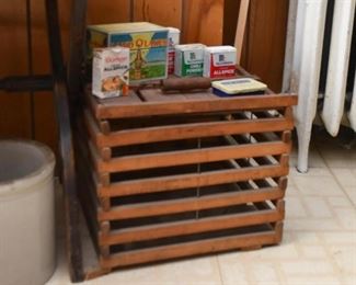 Primitive Wooden Egg Crate