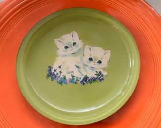 Vintage Kittens Plate