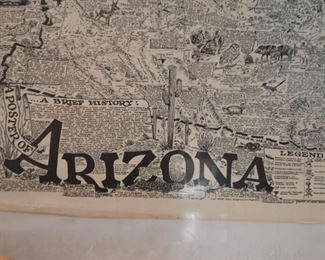 Historical Pictorial Map of Arizona
