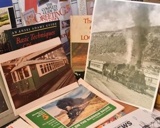 Books, Magazines, Photos, Booklets, Pamphlets, Ephemera, Etc. (on the topic of Trains, Cars & Photography)