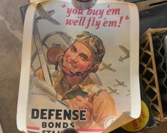 Defense Bonds Poster