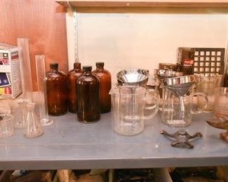 Chemistry Bottles, Beakers, Etc.